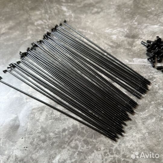 Спицы и нипеля на переднее колесо 186mm