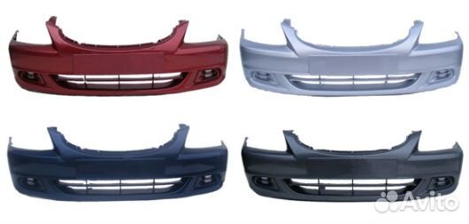 Бампер передний Hyundai Accent в цвет