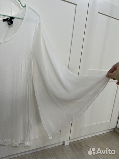 Блуза hm с воздушными рукавами