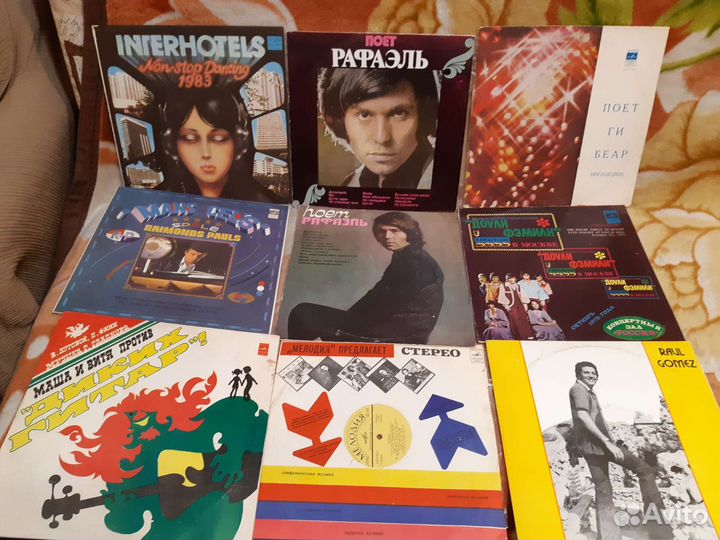 Виниловые пластинки СССР