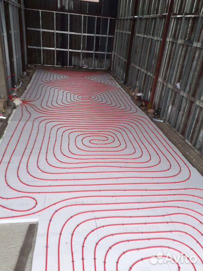 Теплый водяной пол монтаж