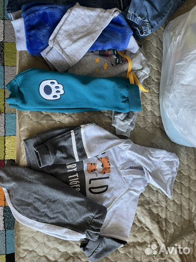 Вещи пакетом на мальчика 9-12 месяцев