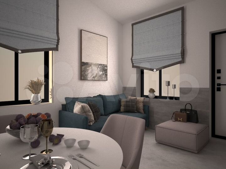 Апартаменты-студия, 24,9 м², 2/3 эт.