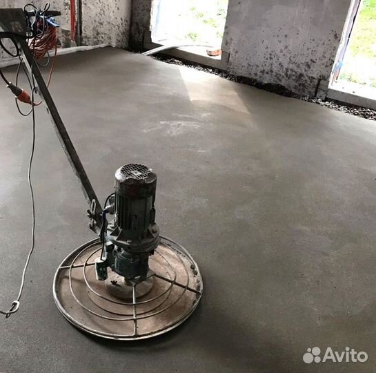 Стяжка пола ровный пол за день