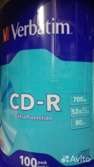 Диски Verbatim BD-R DL, CD-R