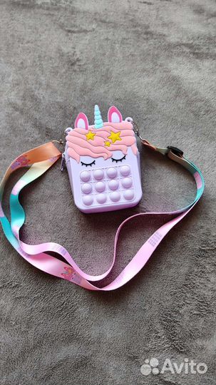 Детская сумочка через плечо Единорожка