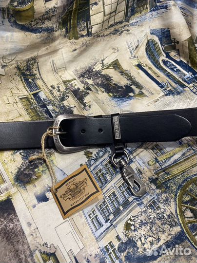 Кожаный мужской ремень Harley-Davidson