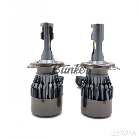 Светодиодная лампа C9 H4 в головной свет авто