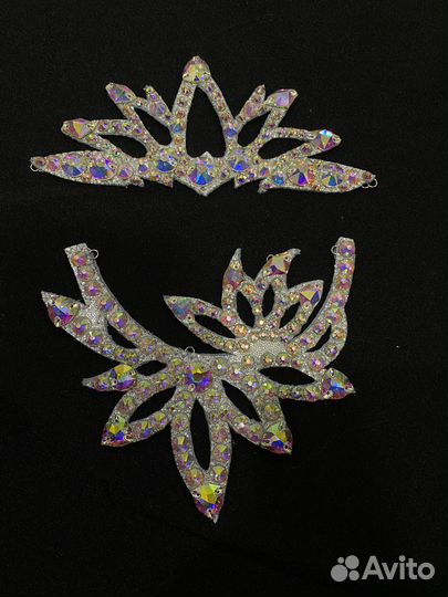 Корона на пучок для художественной гимнастики