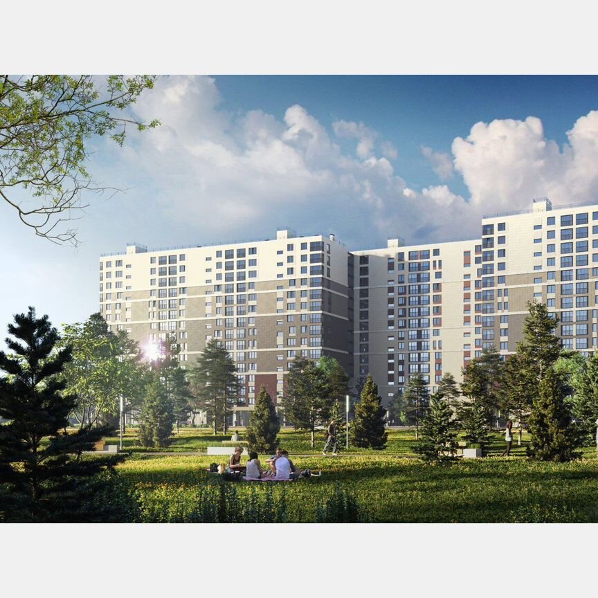 2-к. квартира, 61,7 м², 16/17 эт.