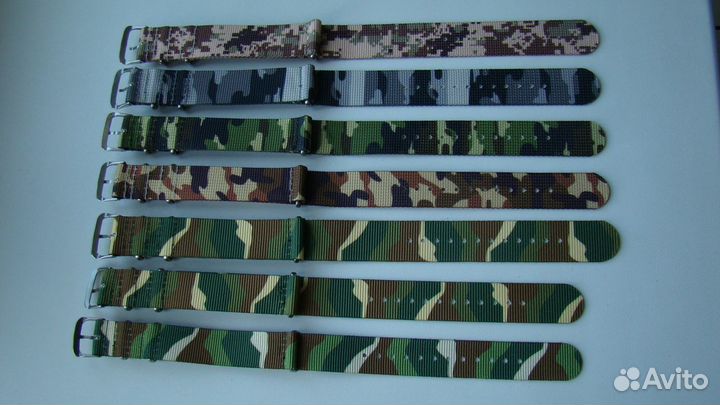 Новые нейлоновые ремни nato камуфляж