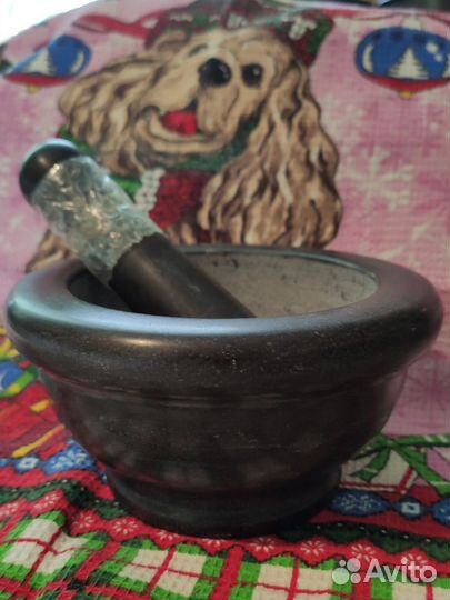 Ступка с пестиком камень