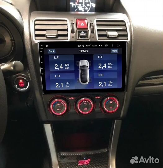 Магнитола Субару Форестер 4 2015-2018 Андроид