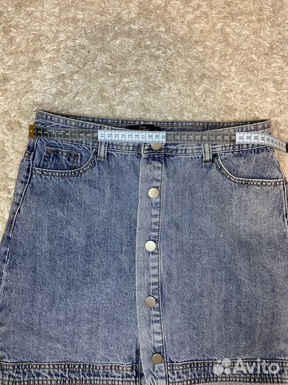 Джинсовая юбка мини