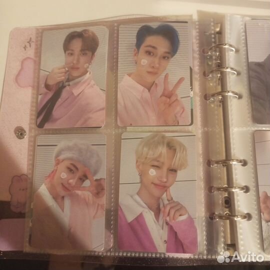 Биндер для карт с картами stray kids