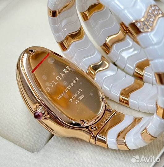 Часы Bvlgari Serpenti Spiga White Dial