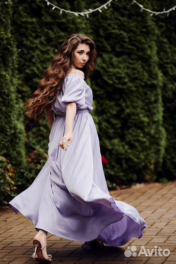 Платье в пол длинное вечернее на выпускной