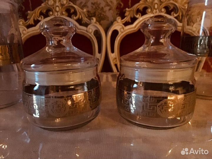 Versace банки для сыпучих продуктов и жидкостей