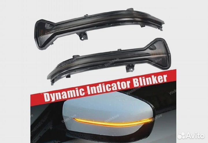 Поворотники в зеркала BMW 3 G20 G21 G28 LED