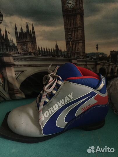 Лыжные ботинки детские 34р