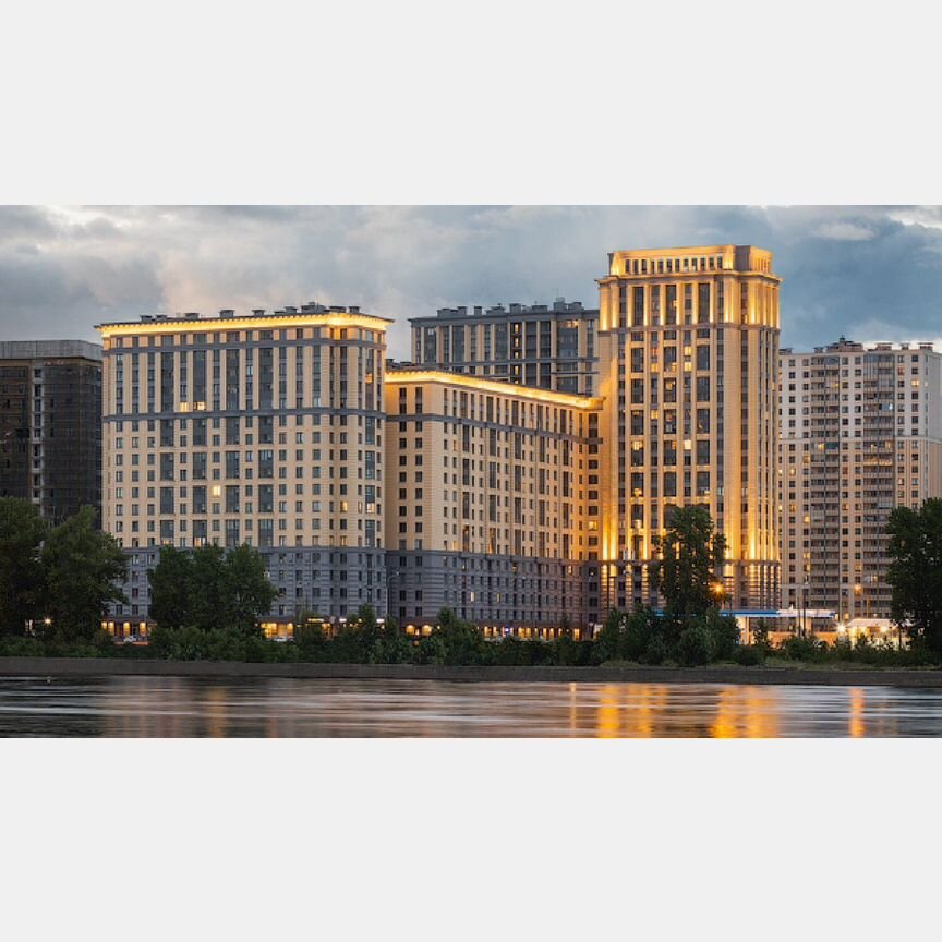 2-к. квартира, 57,3 м², 22/23 эт.