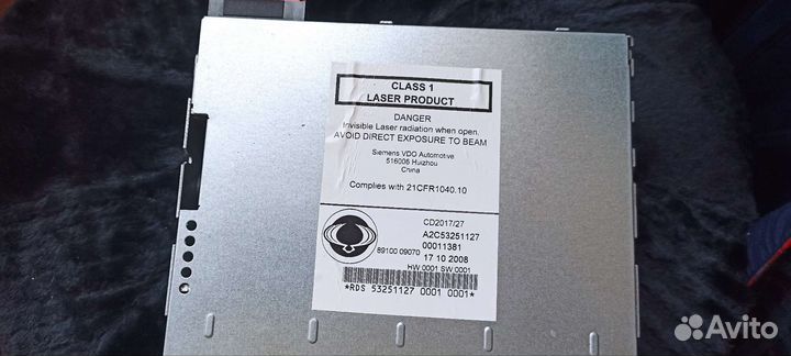 Штатная магнитола SsangYong Kyron 2010г