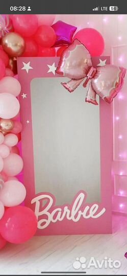 Коробка барби для фотосессии