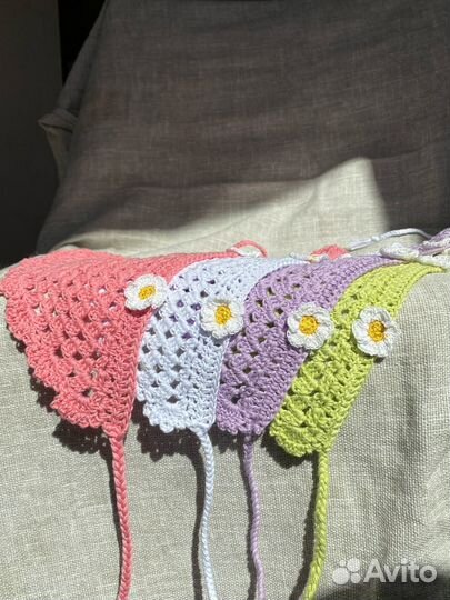 Вязаная косынка 