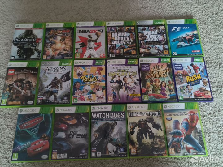 Xbox 360+Kinect+игры