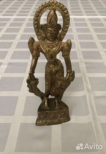 Статуэтка латунная, индийское божество
