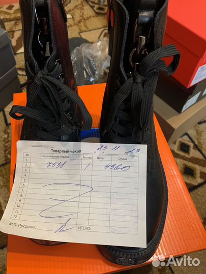 Ботинки демисезонные для девочки 34