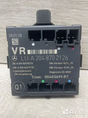 Блок двери передний правый Mercedes C-Class W204