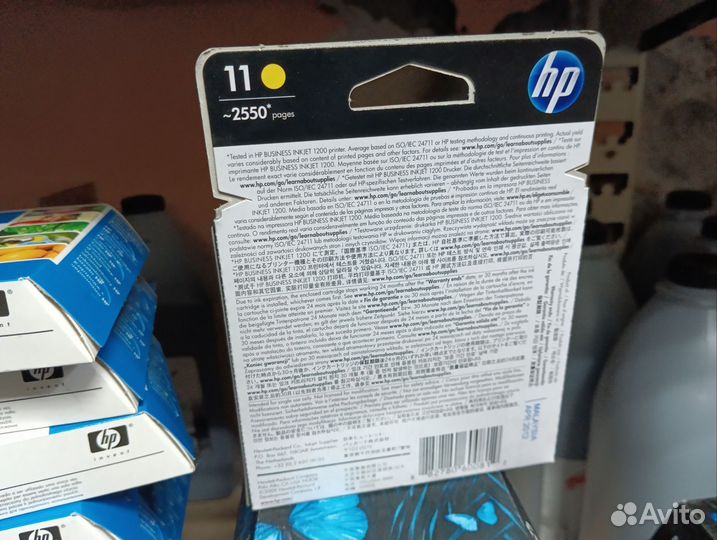 Картриджи струйные hp