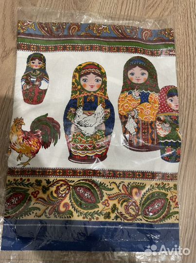 Новые прихватка и кухонное полотенце