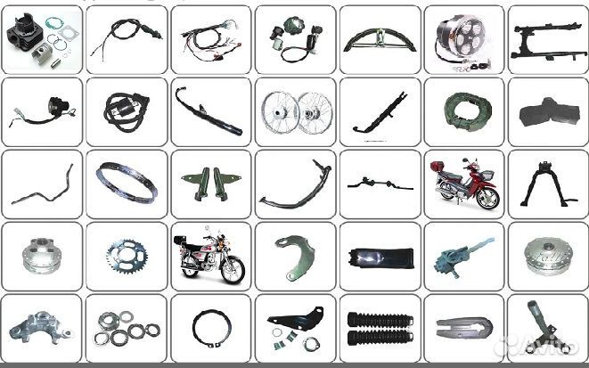 Запчасти мопед Альфа, Дельта, Шторм и подобные