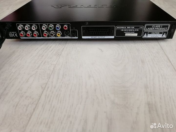 DVD-плеер Supra DVS-112X (нерабочий)
