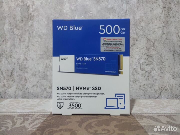 SSD M.2 Western Digital Blue SN570 (500 GB )