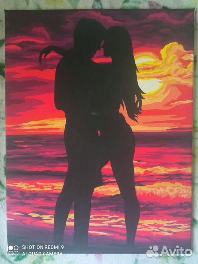 Картины по номерам раскрашенная