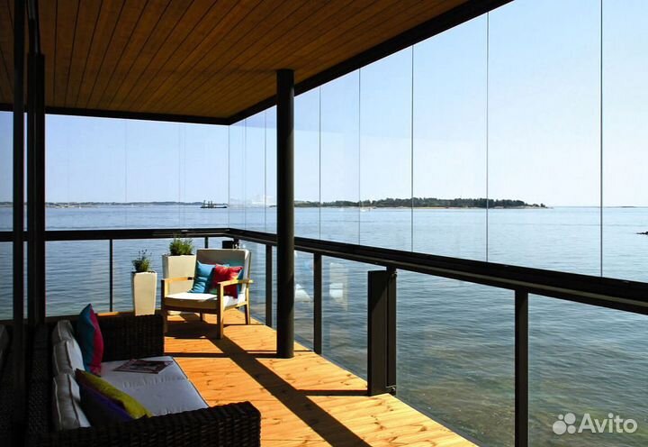 Панарамное и безрамное остекление