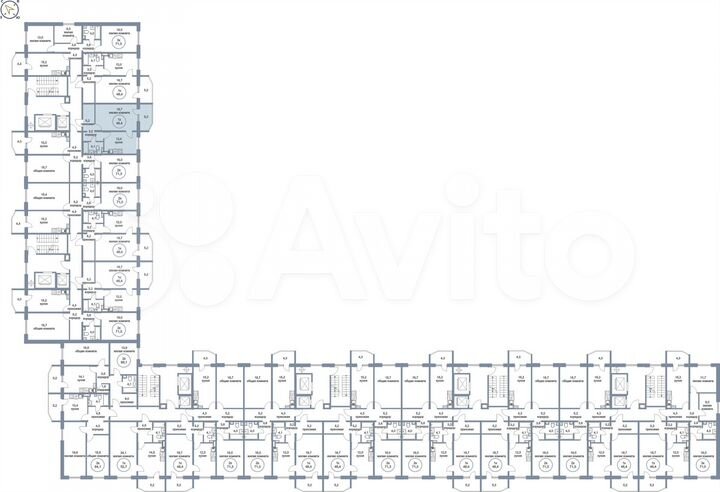 1-к. квартира, 48,4 м², 17/17 эт.