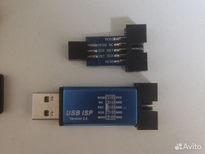 Программатор USB ISP Version 2.0 AVR 10 pin -6 pin