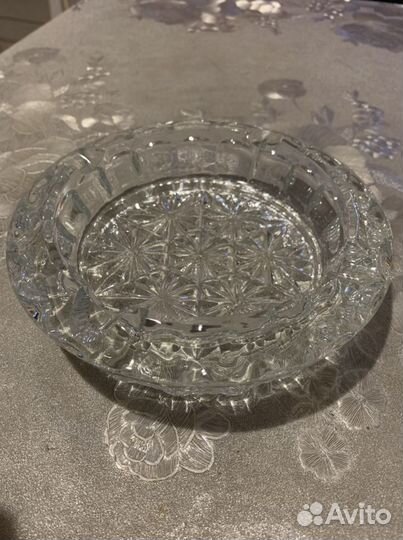 Хрустальная пепельница