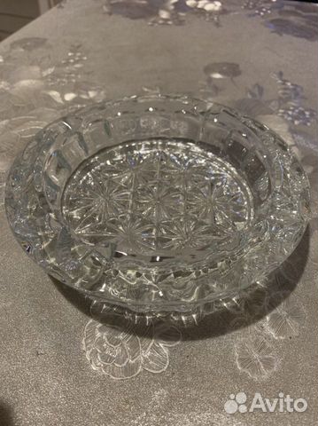 Хрустальная пепельница