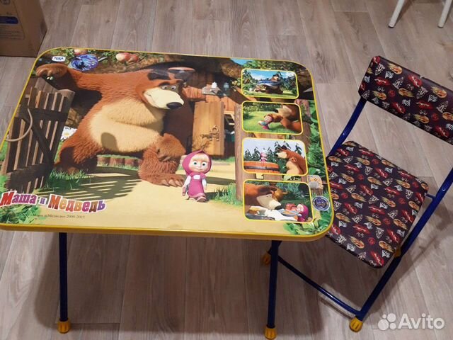 Детский столик и стульчик бу