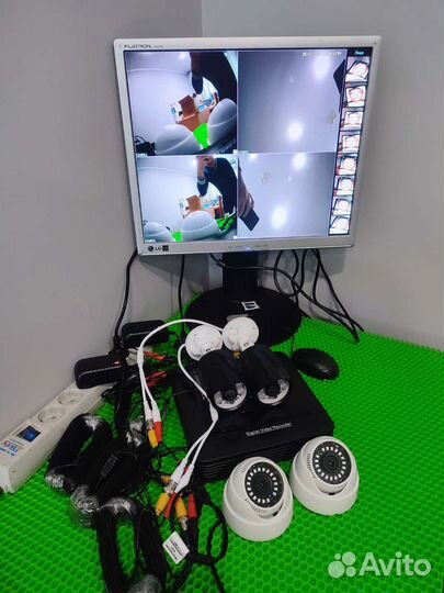 Комплект видеонаблюдения 4-8 камеры - 2MP - 5MP