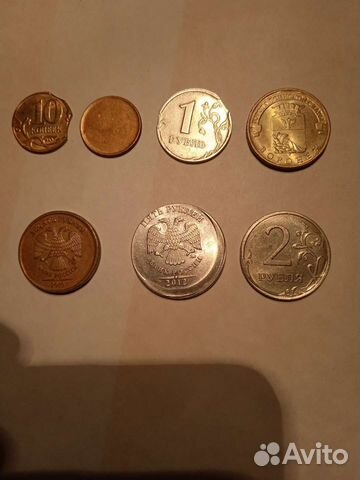 Монеты(очень редкий заводской брак)