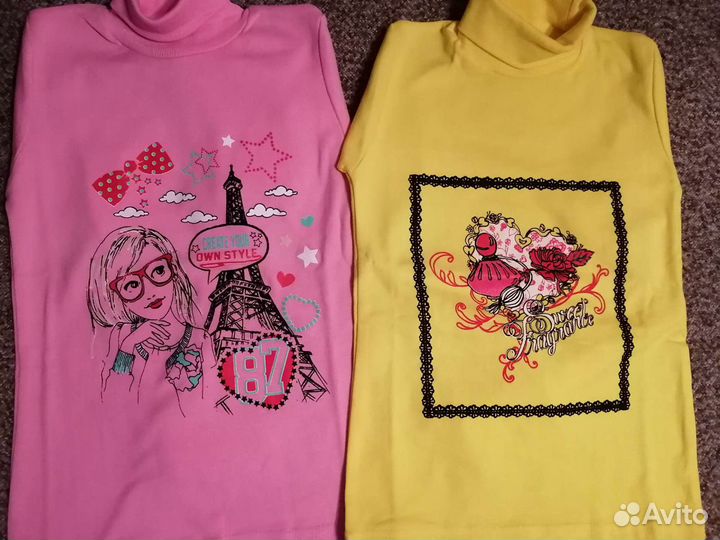 Водолазки для девочек