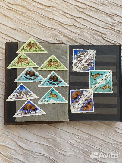 Марки «Государственные заповедники ссср» 1973г