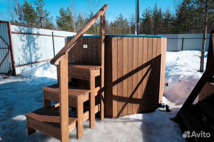 Купель банная для улицы