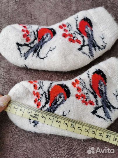 Шерстяные носки детские 2 пары